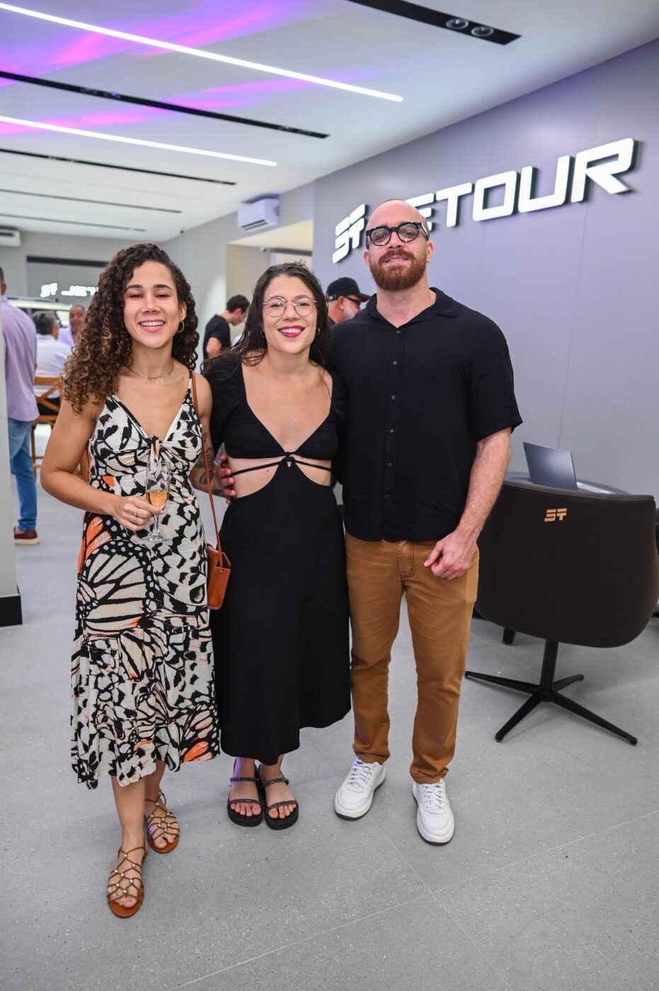 Leila Cerqueira, Fabiana Souza e Gian Coloni