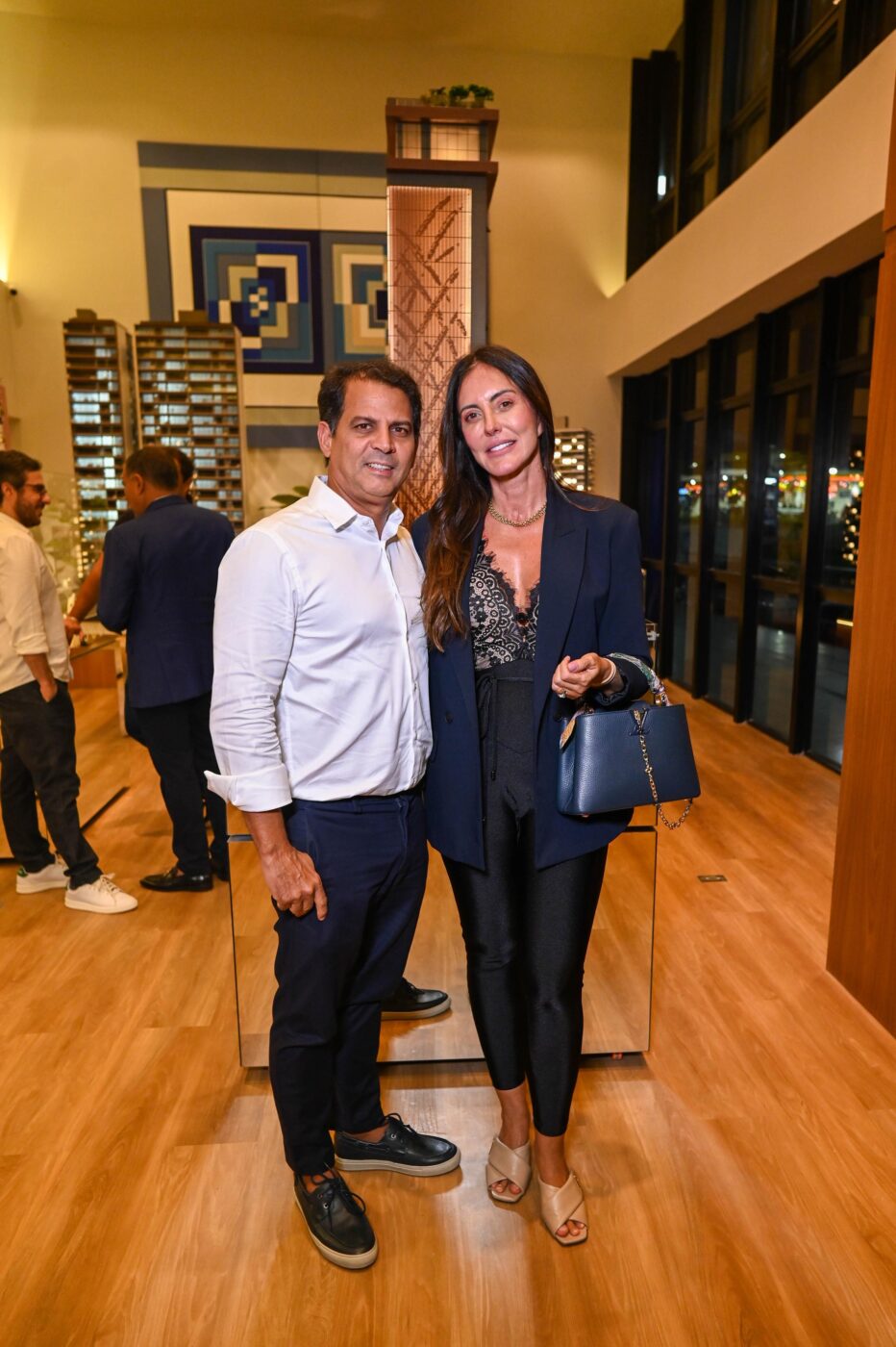 Dênis Guimarães e Marina Di Domizio