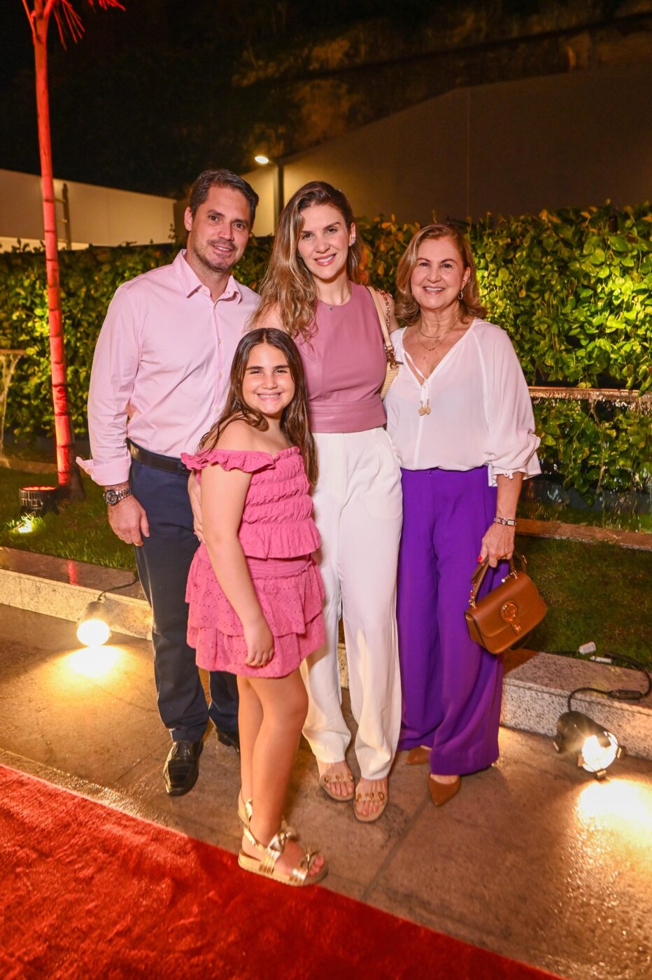 Lúcio Botelho, Vívian, Claudia e Helena Pires