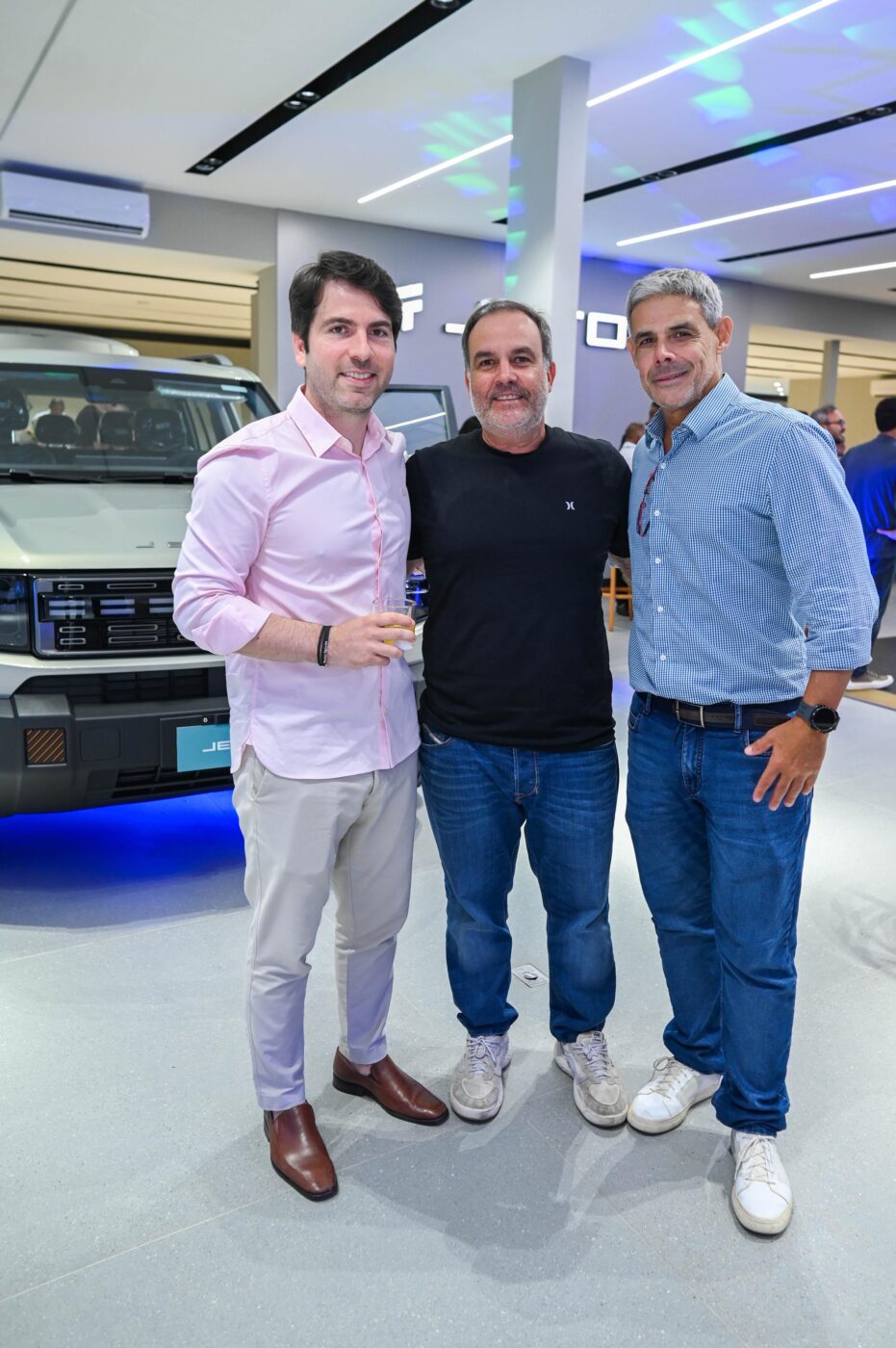 Diego Fraiz, Cai Almeida e Augusto Garcia