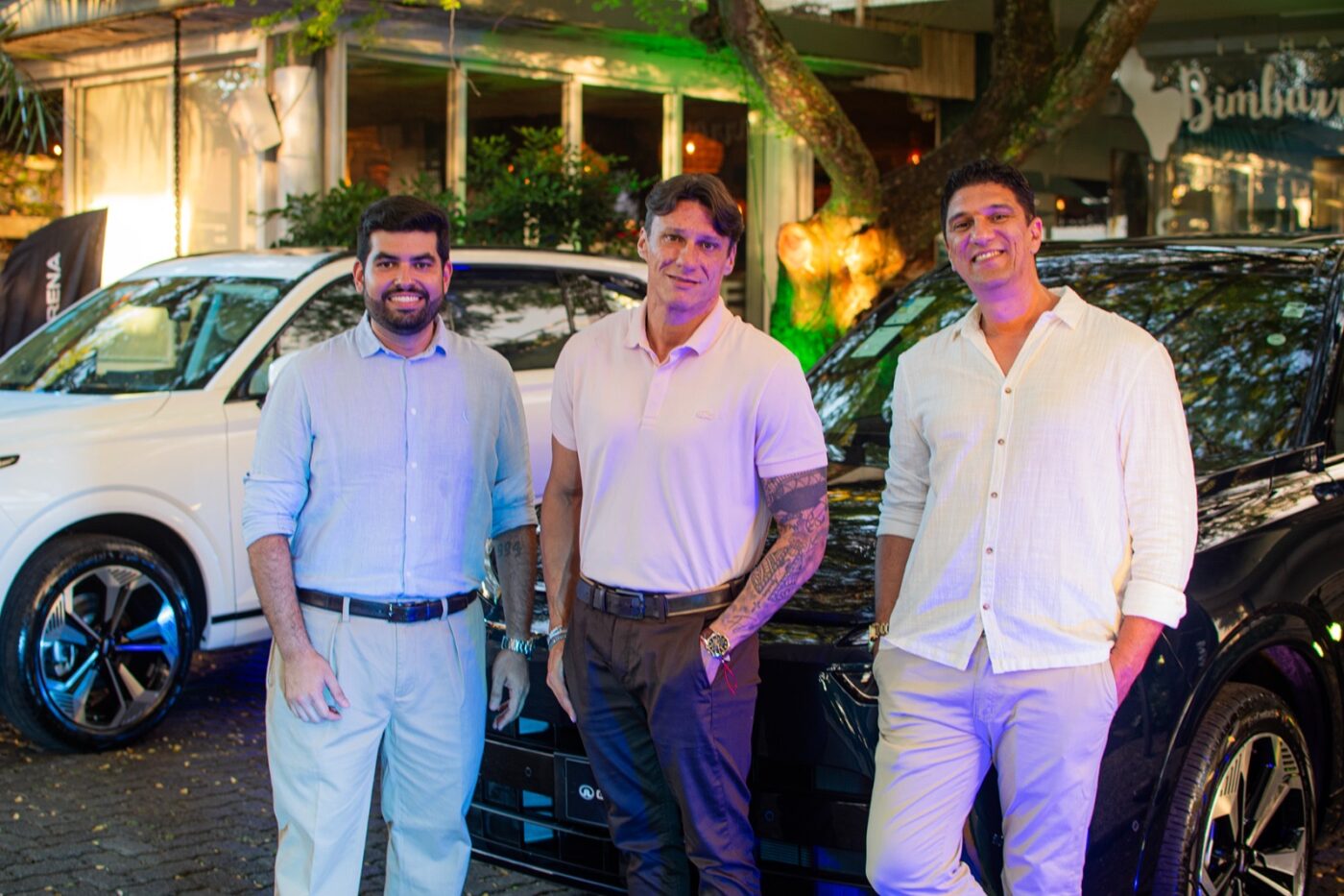 Matheus Moscozo, Lucas Salles e Rafael Almeida