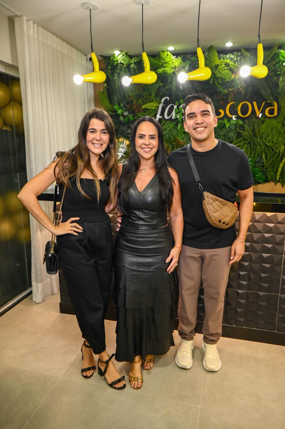 Taiana Dantas, Giselle Rêgo e Camilo Almeida