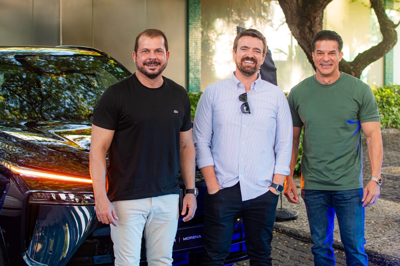 Edson Figueiredo, Leonardo Silveira e Modezil Cerqueira