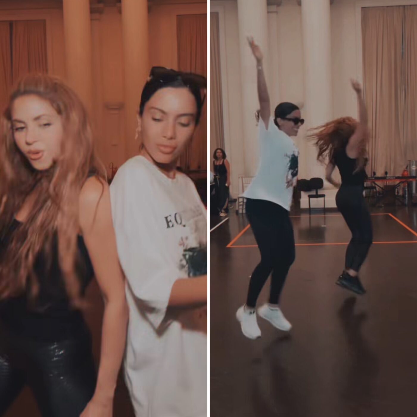 Anitta e Shakira se encontram às vésperas de mega show em Copacabana