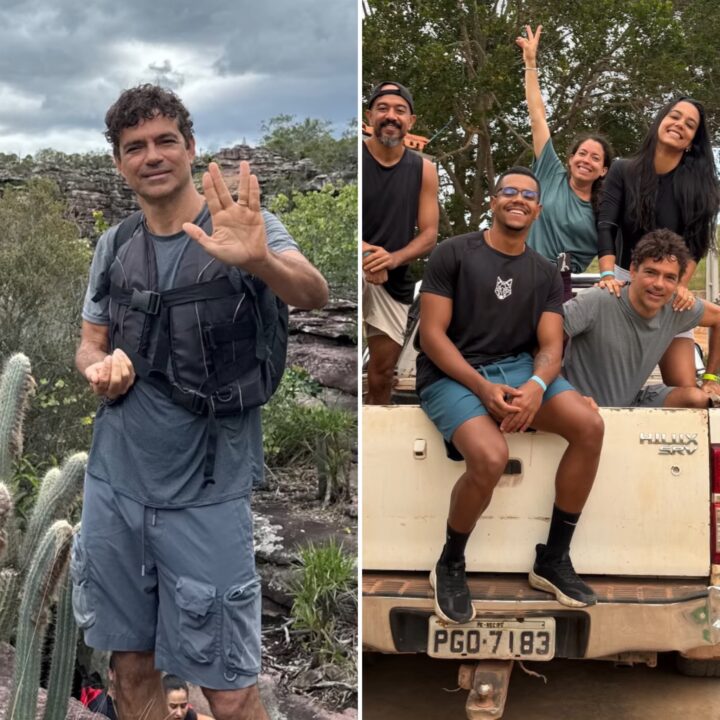Jorge Vercillo visita Chapada Diamantina e elogia belezas da Cachoeira do Buracão: ‘Mágico’