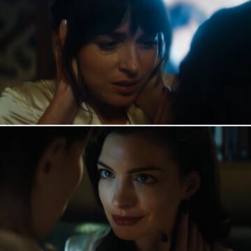 Dakota Johnson e Anne Hathaway se beijam no primeiro teaser de ‘Verity’; assista