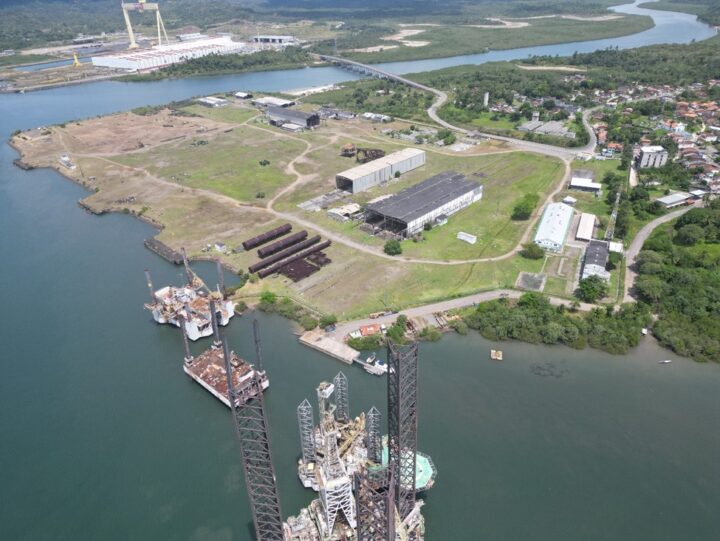 Base logística da Ponte Salvador-Itaparica começa a ser preparada no Recôncavo Baiano