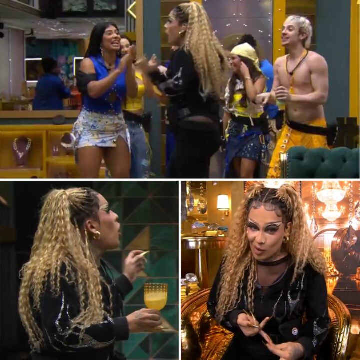 Gloria Groove visita casa do BBB 26 imita participantes e perde estalecas durante madrugada
