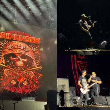 Raimundos se apresentam na Fonte Nova e aquecem público para show do Guns N’ Roses