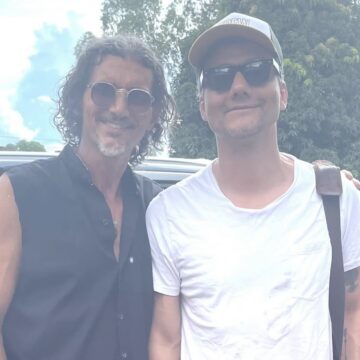 Wagner Moura surge em nova foto dos bastidores de filme gravado no Tocantins