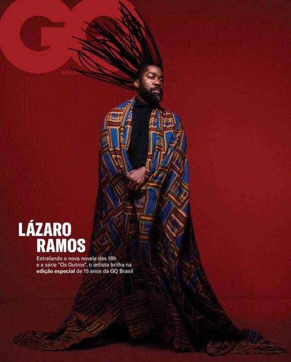 Lázaro Ramos domina TV, cinema e streaming e estampa capa da GQ Brasil
