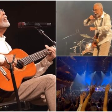 Com casa lotada, Gilberto Gil dança e encanta durante show em Roma