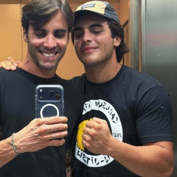 Filho de Ivete Sangalo e Daniel Cady posta clique com o pai e ganha elogio: “Bebê dragão”