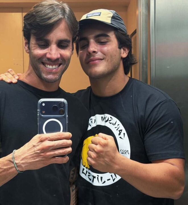 Filho de Ivete Sangalo e Daniel Cady posta clique com o pai e ganha elogio: “Bebê dragão”