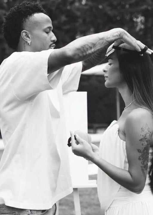 Tainá Castro e Éder Militão anunciam que serão pais de menino e revelam nome do filho