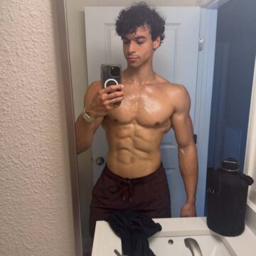 Filho de Xanddy e Carla Perez mostra café da manhã inusitado antes de voltar a competir no fisiculturismo