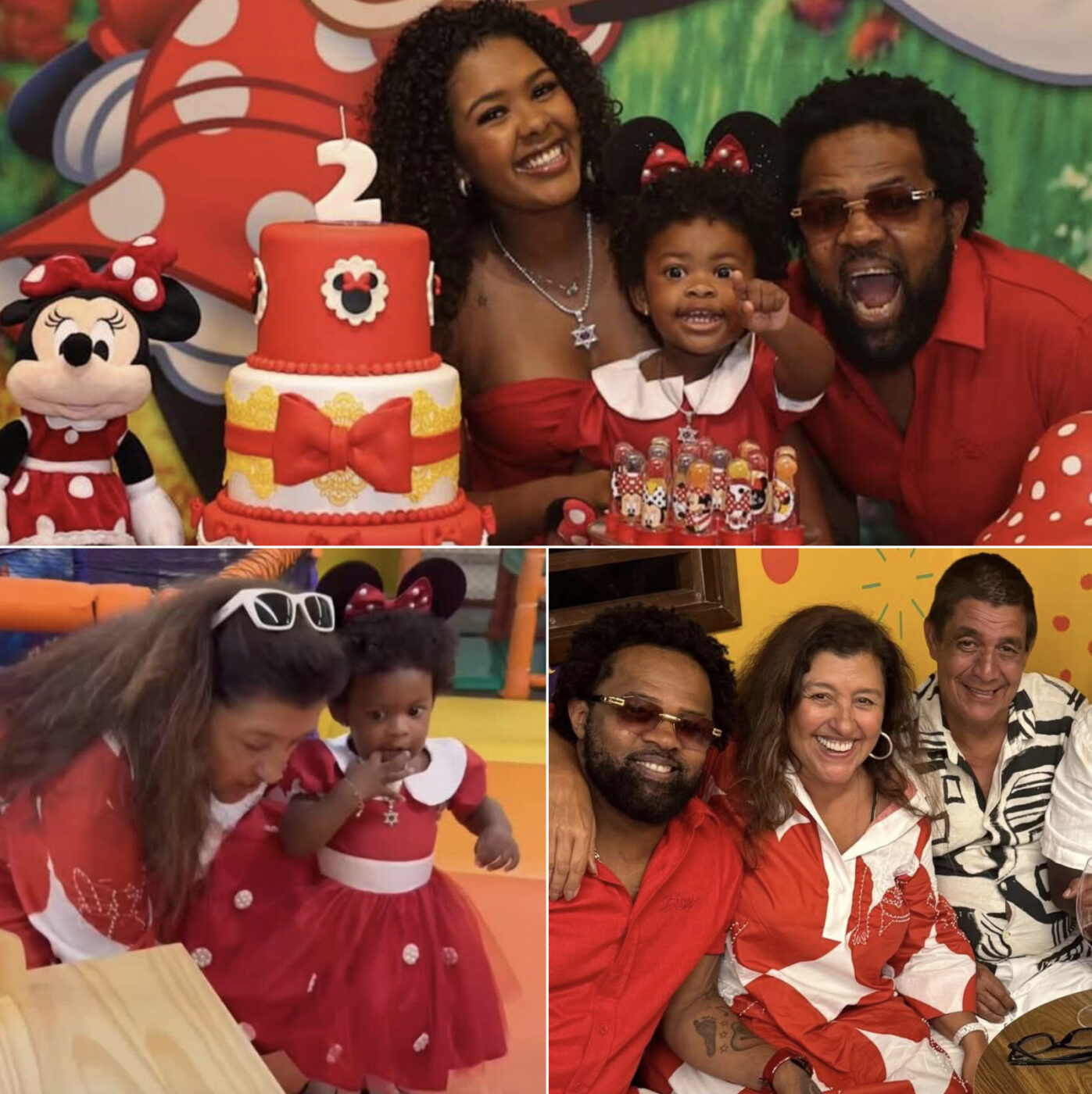 Xande de Pilares reúne Regina Casé e Zeca Pagodinho em festa de 2 anos da filha Estrela; fotos