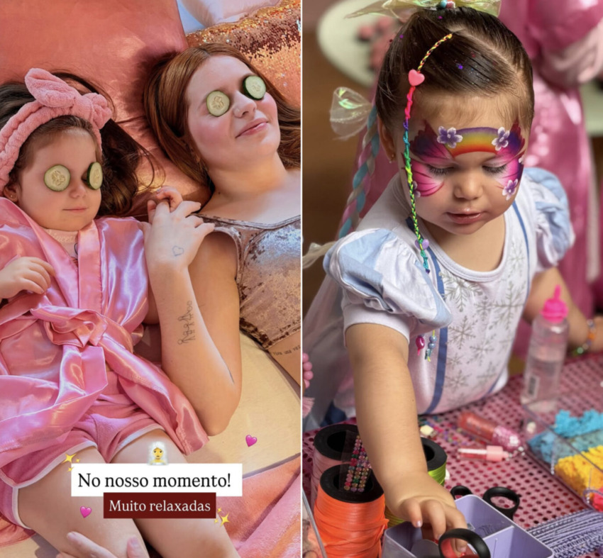 Filha de Viih Tube e Eliezer completa 3 anos e ganha dia de princesa para comemorar a data