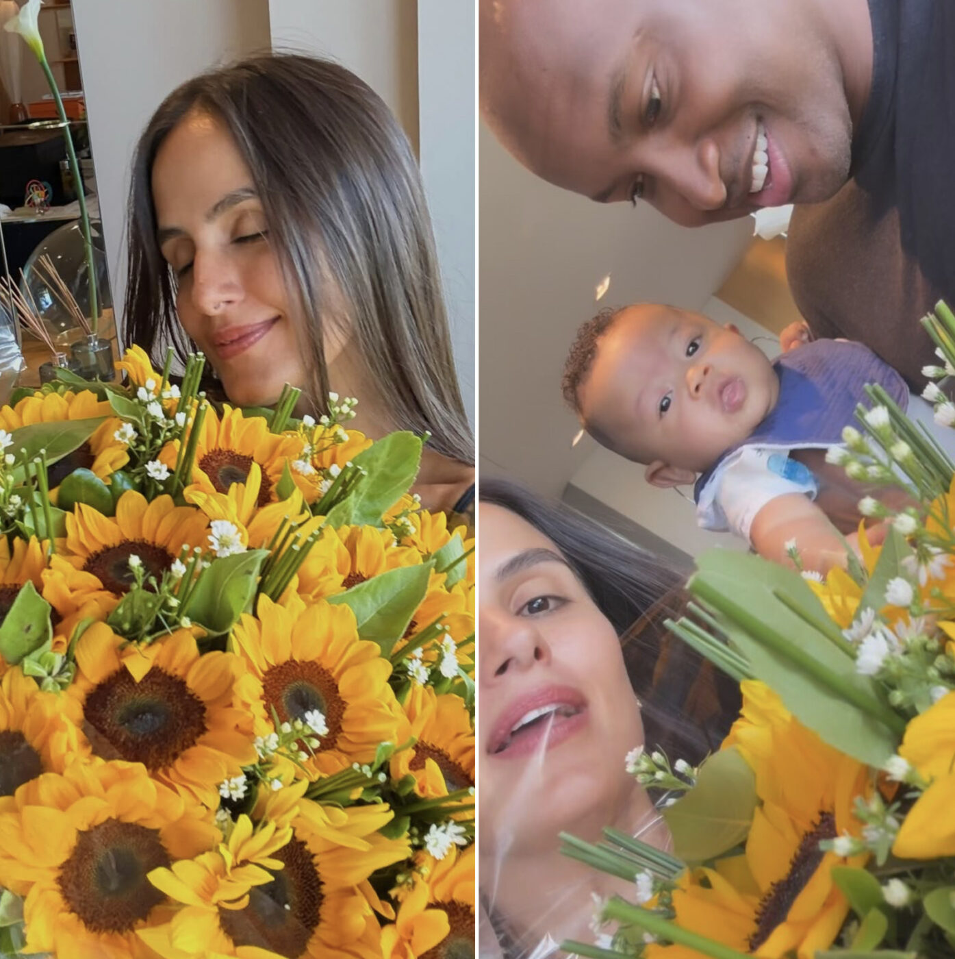 Carol Peixinho abre álbum de primeiro aniversário após nascimento do filho Bento: “Me sinto inteira”