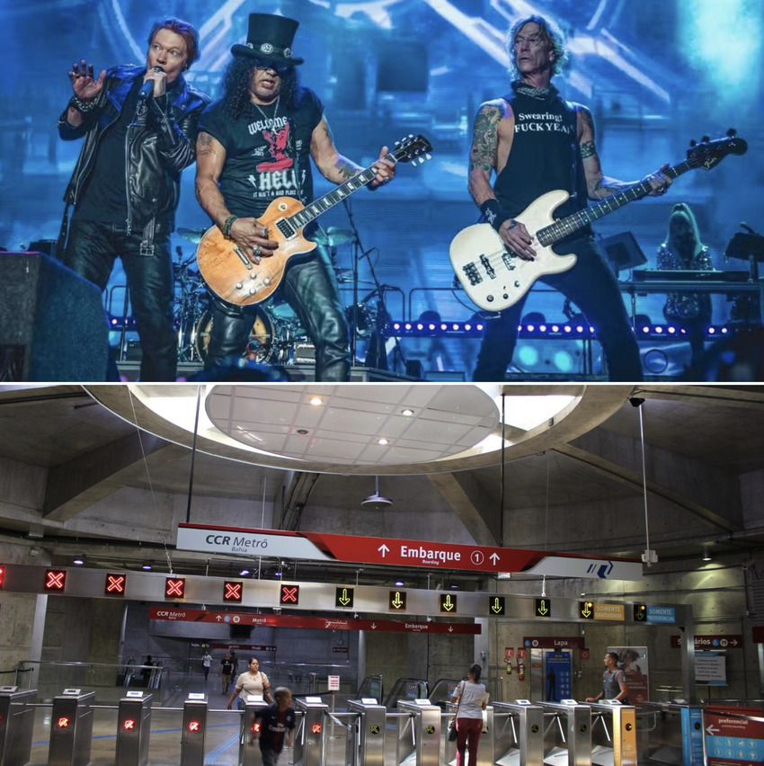 Metrô Bahia e shoppings firmam parceria para o show do Guns N’ Roses em Salvador; saiba mais