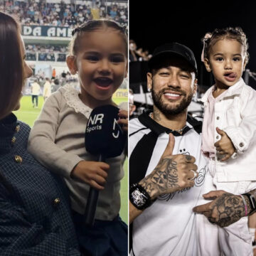 Filha de Neymar e Bruna Biancardi dá show de fofura ao falar sobre fama do pai