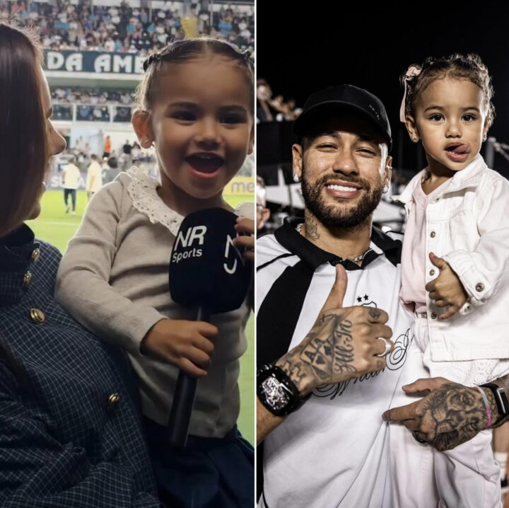 Filha de Neymar e Bruna Biancardi dá show de fofura ao falar sobre fama do pai