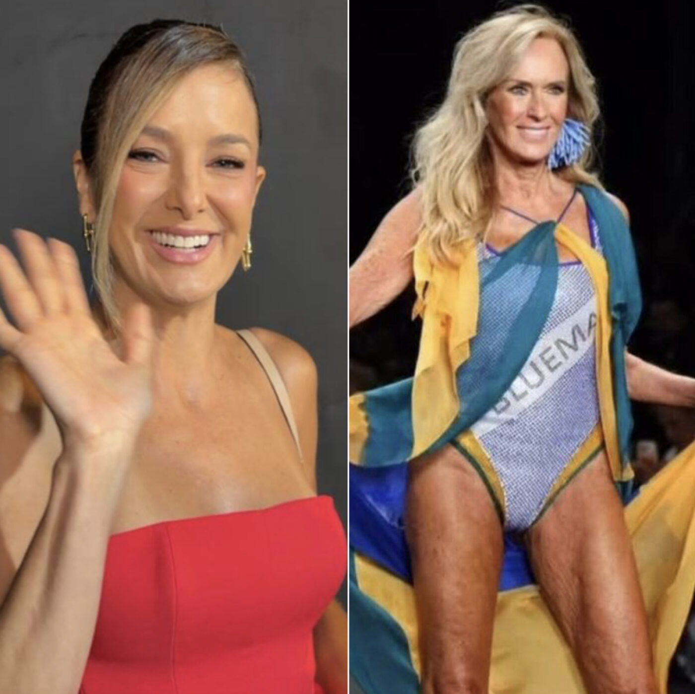 Tici Pinheiro se emociona ao prestigiar desfile da mãe, Helô Pinheiro: ‘Ídolo para mim’