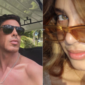 Cauã Reymond compartilha momentos especiais com a filha na Bahia; veja