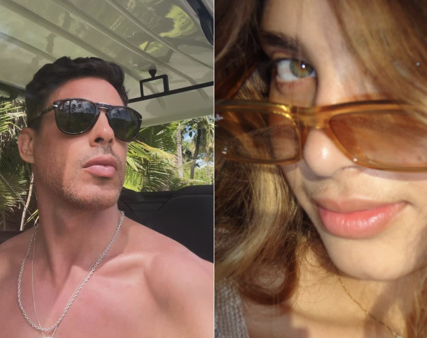 Cauã Reymond compartilha momentos especiais com a filha na Bahia; veja