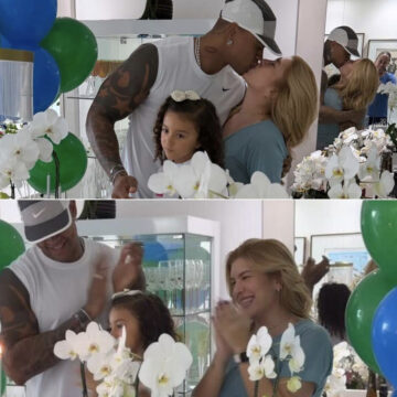 Aniversariante do dia, Léo Santana ganha surpresa de Lore Improta; veja