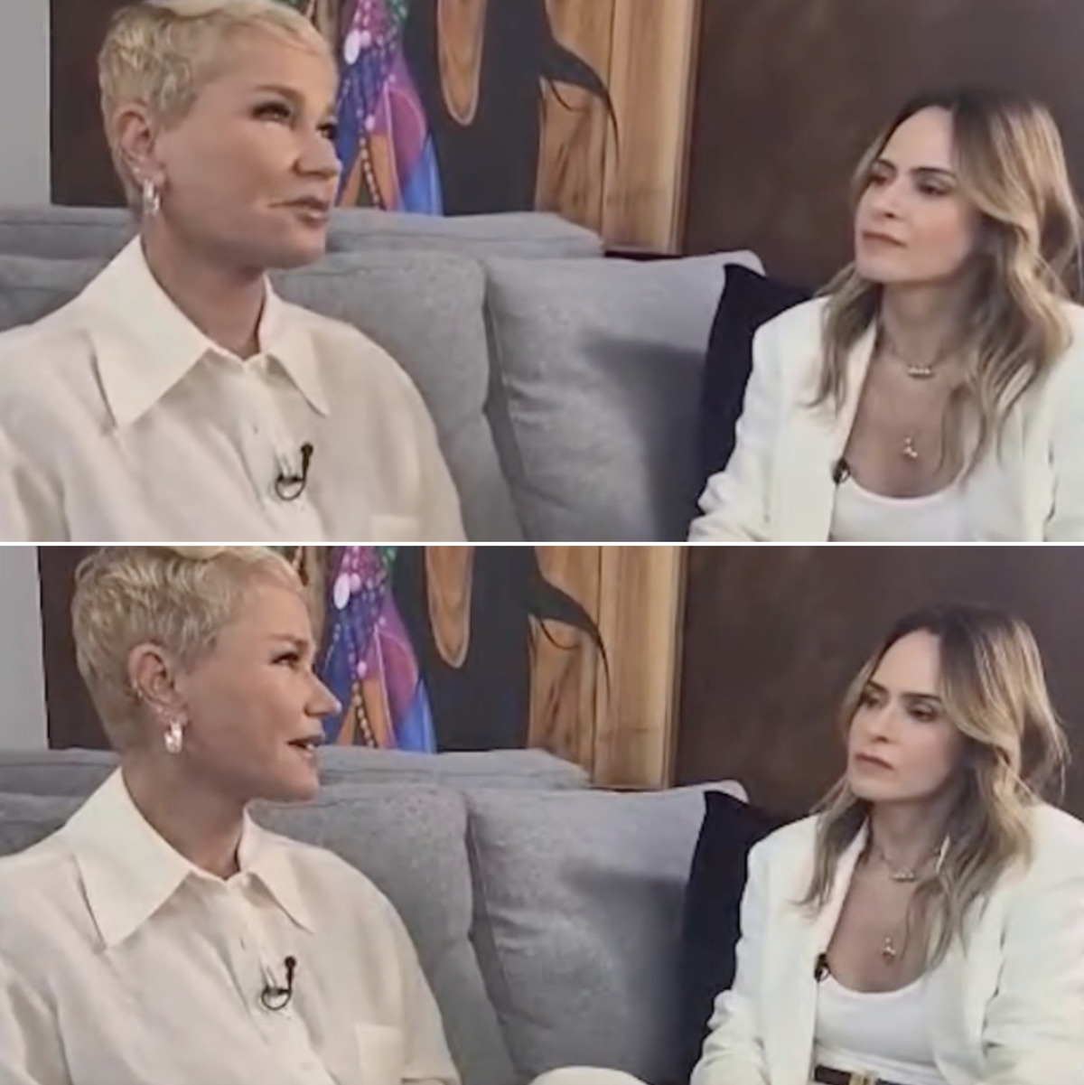 Ana Paula Renault se emociona ao encontrar Xuxa: ‘Queria muito te dar esse abraço’