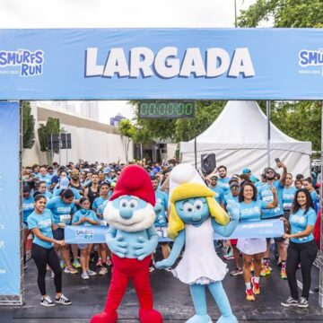 Smurfs Run chega a Salvador com corrida temática para adultos, crianças e pets
