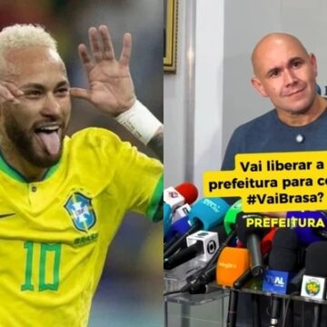 Prefeito diz que só libera folga para servidores na Copa se Neymar for convocado: ‘Fora isso, não dá’
