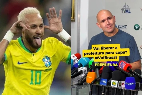 Prefeito diz que só libera folga para servidores na Copa se Neymar for convocado: ‘Fora isso, não dá’