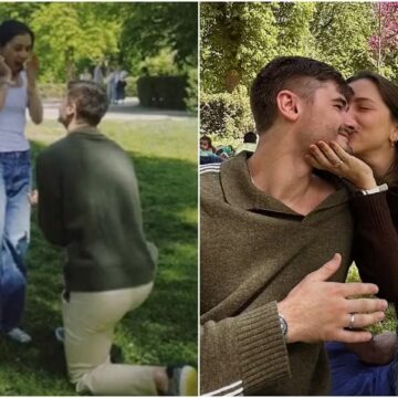 Filho de Fabio Assunção pede namorada em casamento: ‘Casal perfeito’