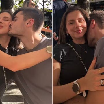 Recém-noivo, João Assunção, filho de Fabio Assunção viaja para Madri com a amada