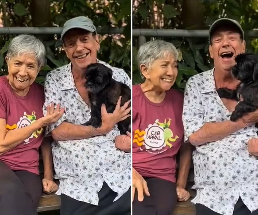 Após polêmica, Marcos Oliveira, o Beiçola, se diverte com amiga: ‘Enchemos a cara’