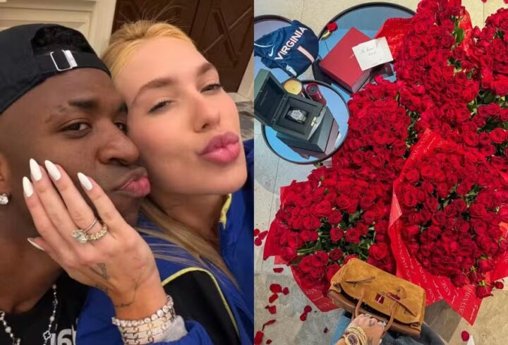 Virginia Fonseca exibe presentes de luxo de Vini Jr., inclusive relógio de seis dígitos