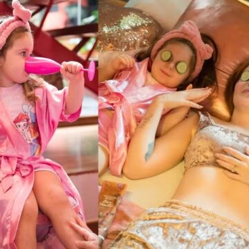 Viih Tube mostra momento de beleza com a filha Lua: ‘A régua dela vai ser bem alta’