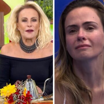 Ana Maria Braga se emociona ao falar da morte do pai de Ana Paula Renault