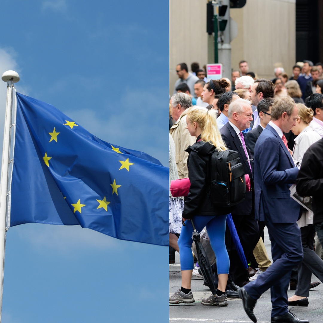 União Europeia atinge número recorde de imigrantes em 2025