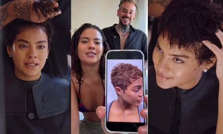 Bella Campos chora ao fazer mudança drástica no visual: ‘Precisa de coragem’