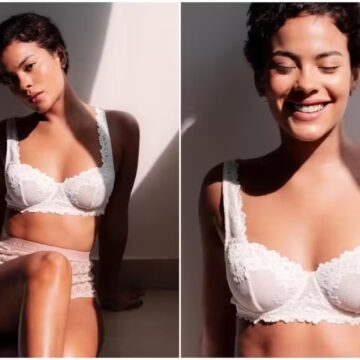 Após mudança drástica no visual, Bella Campos faz ensaio de lingerie