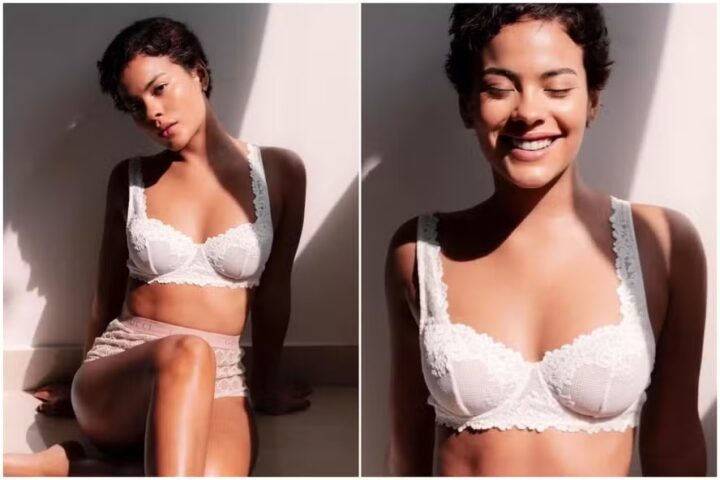 Após mudança drástica no visual, Bella Campos faz ensaio de lingerie