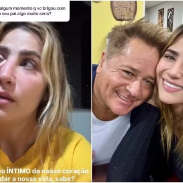 Filha de Leonardo chora ao falar de briga com o pai: ‘Guardei um rancor no coração’