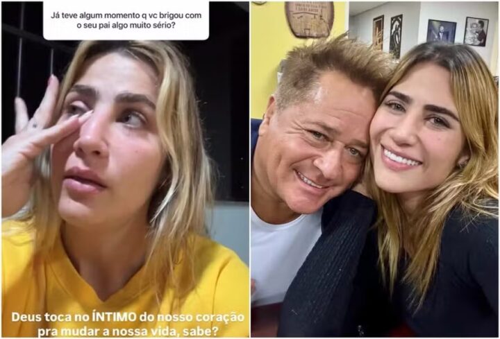 Filha de Leonardo chora ao falar de briga com o pai: ‘Guardei um rancor no coração’