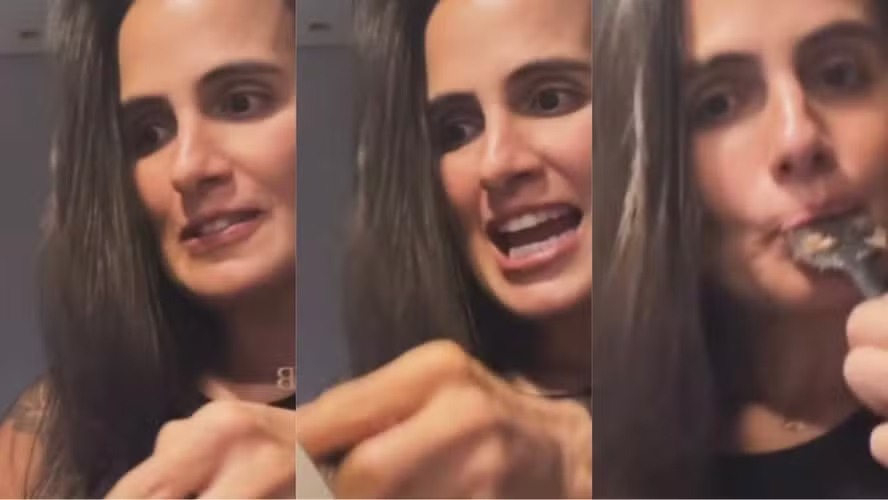 Carol Peixinho diz que se ‘afundou’ em doces e decide mudar de vida: ‘Hoje eu que mando’