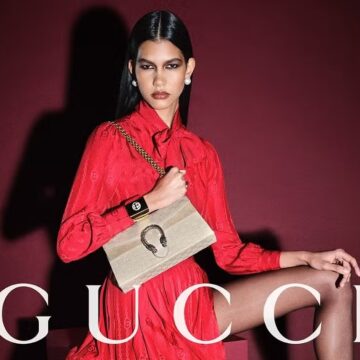 Com apenas 19 anos, modelo brasileira de origem indígena é o novo rosto da Gucci