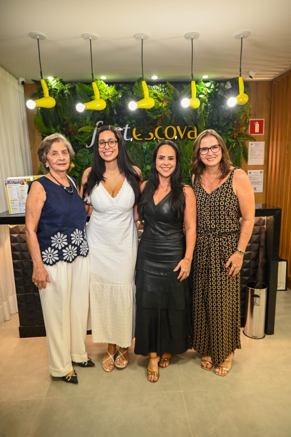 Eulina Fernandes, Gabriela Daneu, Giselle Rêgo e Edlene Fernandes