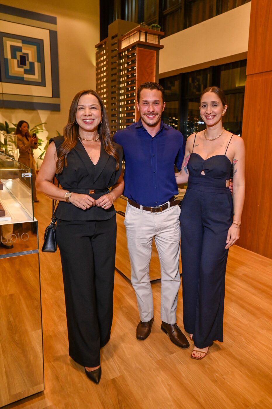 Vera Menezes, Moisés Oliveira e Nathalia Radis